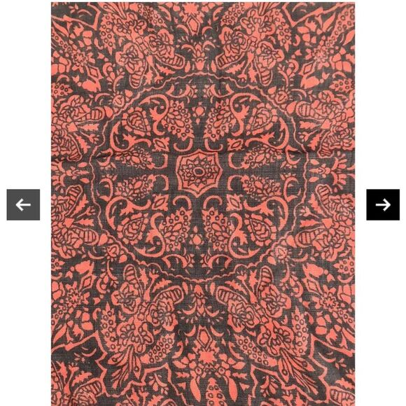 YSL wool & silk vintage scarf/neckerchief - Picture 8 of 8